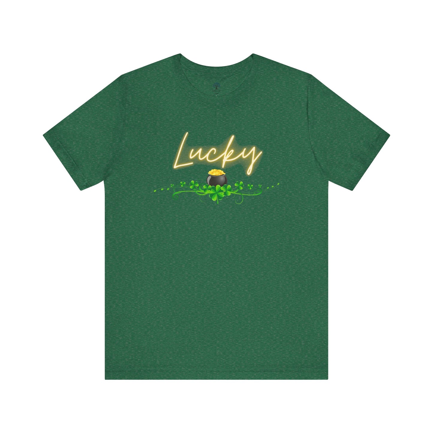 Lucky Clover Unisex Jersey Tee - St. Patrick's Day Inspired Top