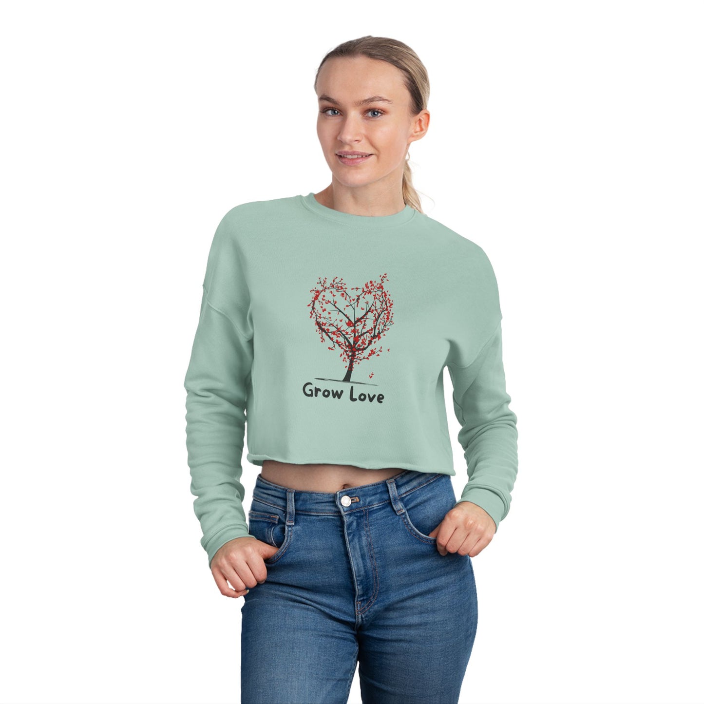 Grow Love Cropped Sweatshirt