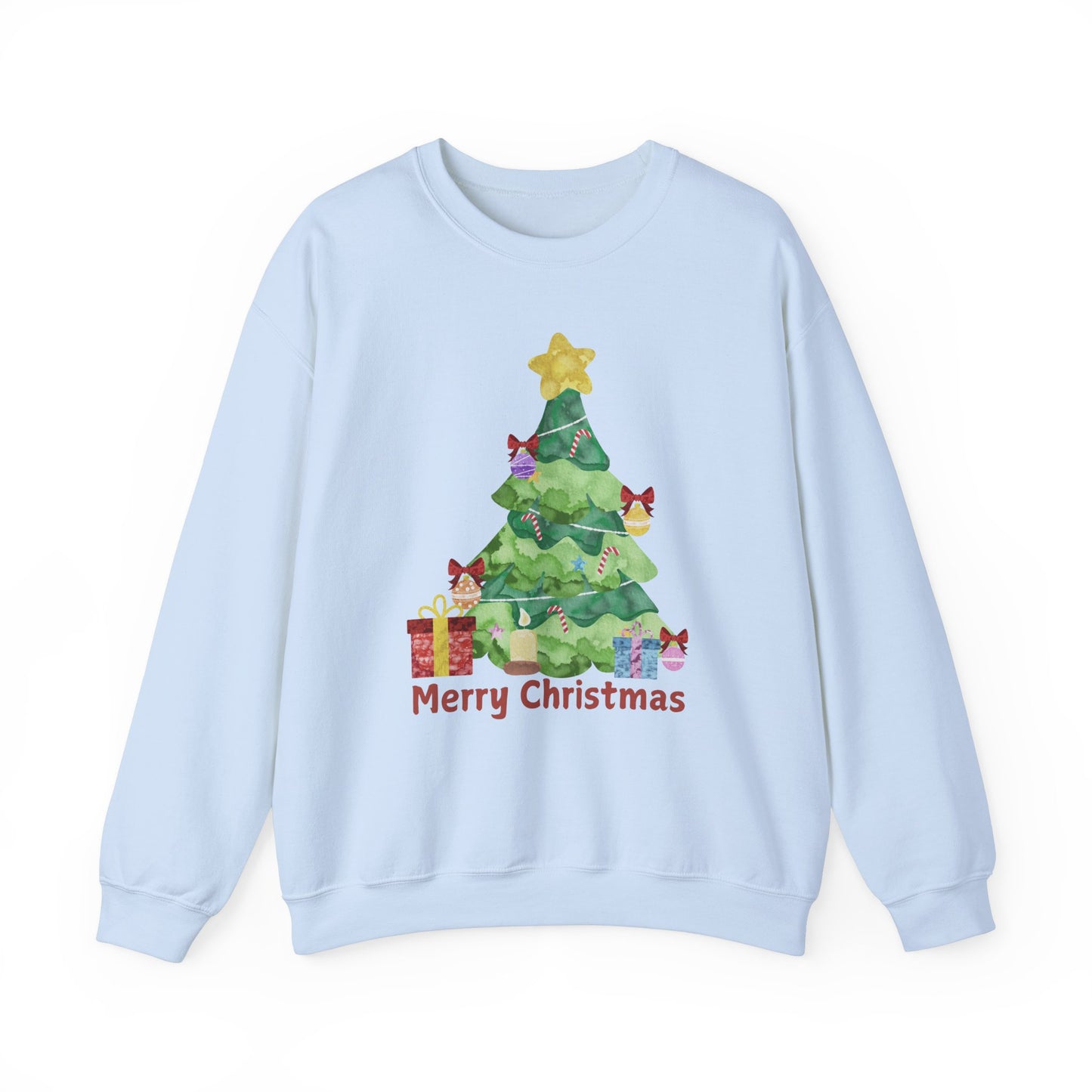 Merry Christmas Crewneck Sweatshirt - Cozy Unisex Holiday Sweater