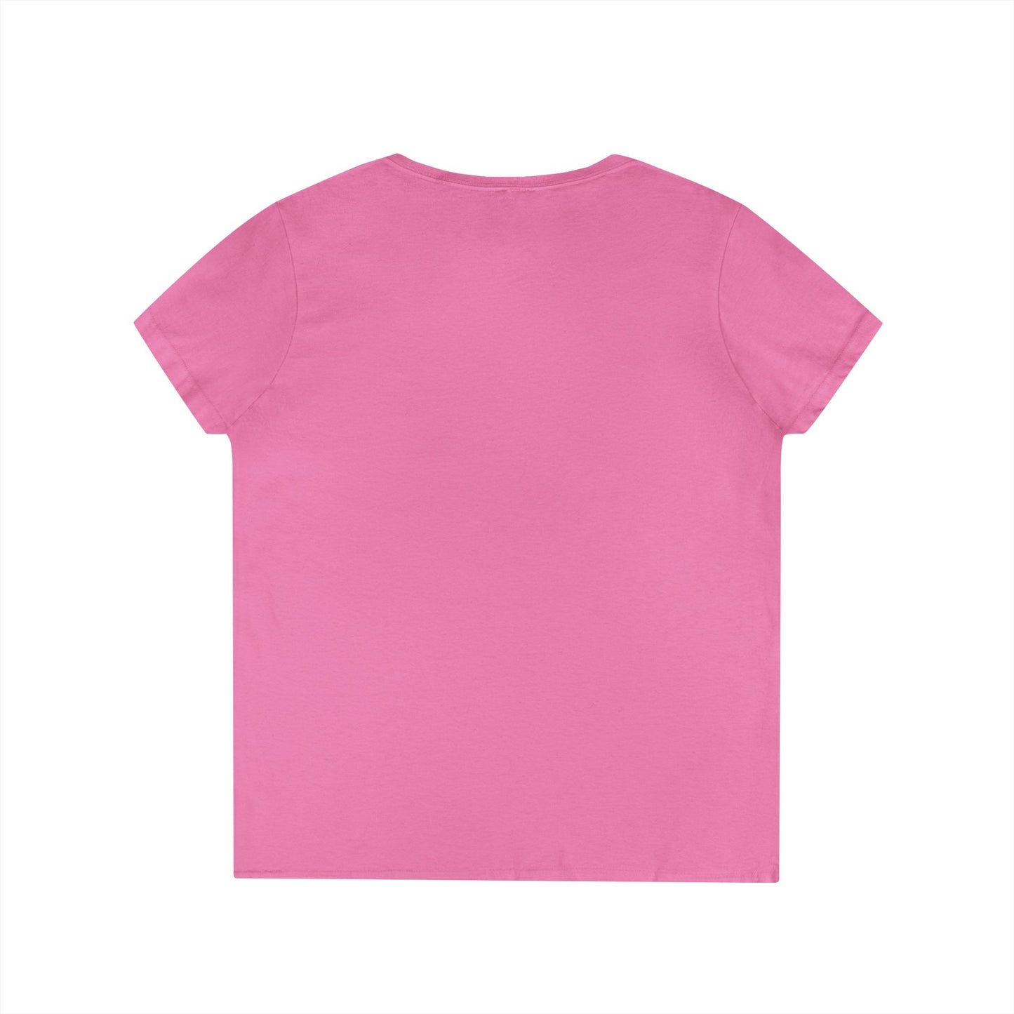 Ladies' V-Neck T-Shirt - "Grow Love" Design for Nature Lovers