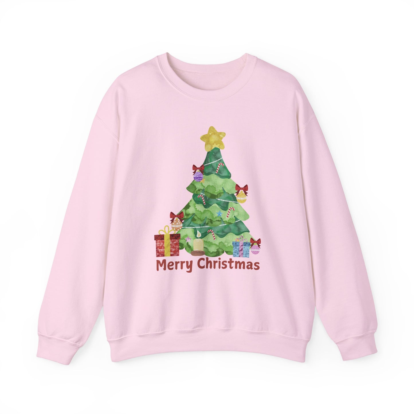 Merry Christmas Crewneck Sweatshirt - Cozy Unisex Holiday Sweater