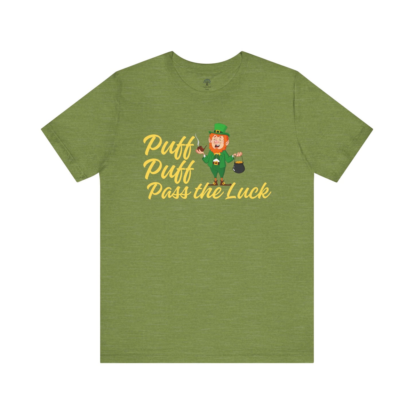 St. Patrick's Day Unisex Tee - "Puff Puff Pass the Luck"