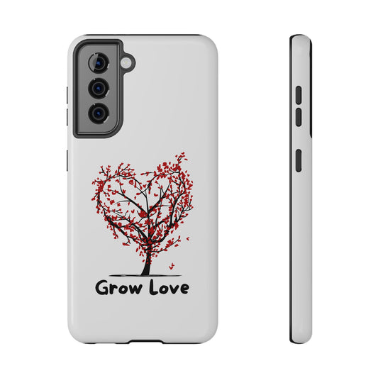 Grow Love Impact-Resistant Phone Case - Heart Tree Design