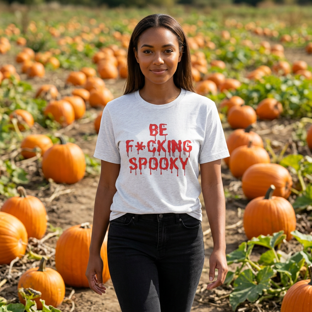 Be F*cking Spooky Tee | Halloween Horror Graphic T-Shirt