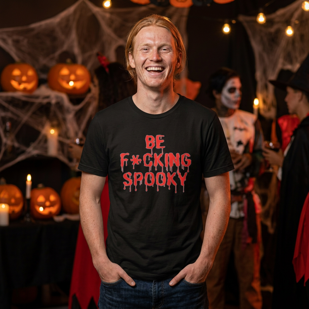 Be F*cking Spooky Tee | Halloween Horror Graphic T-Shirt