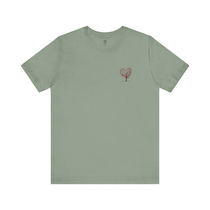Grow Love T-Shirt | Meaningful Tree Graphic Tee for Gifting