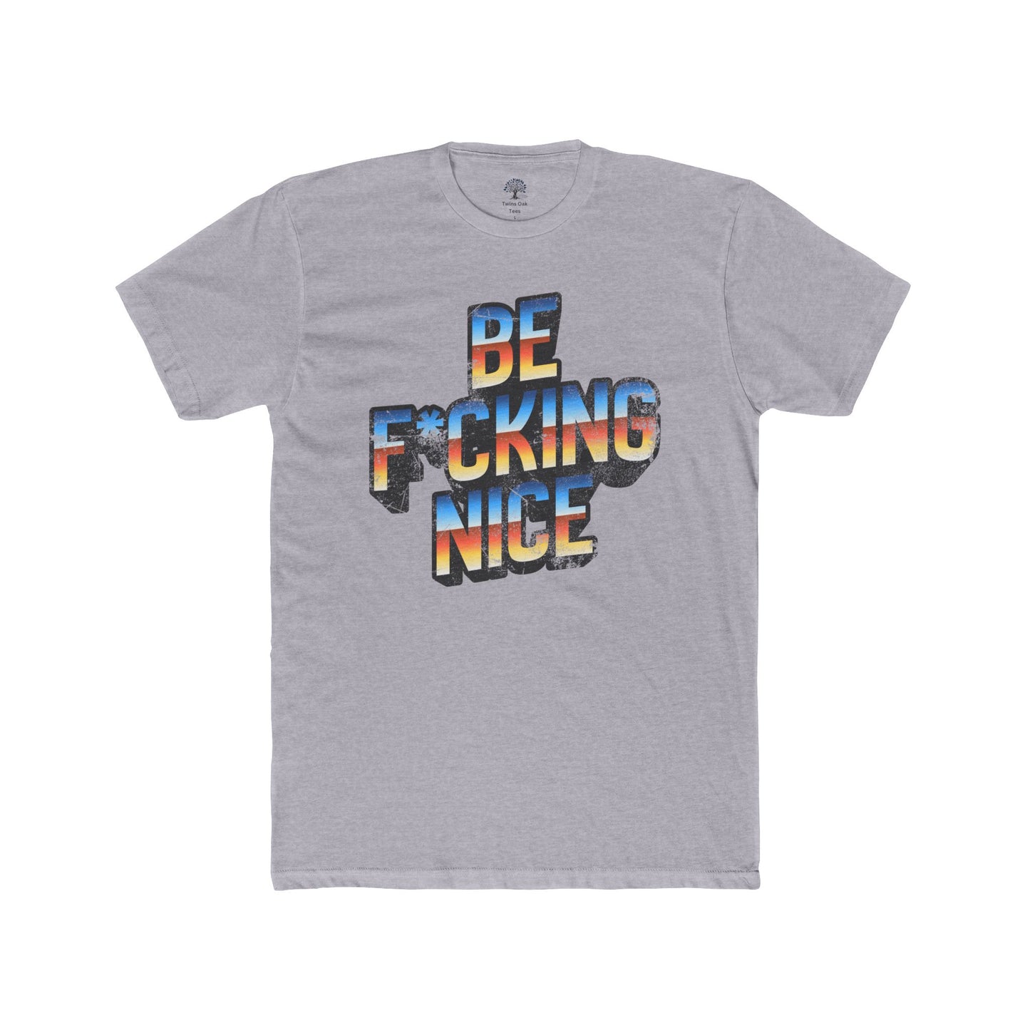 Be F*cking Nice Tee | Retro Sunset Graphic T-Shirt