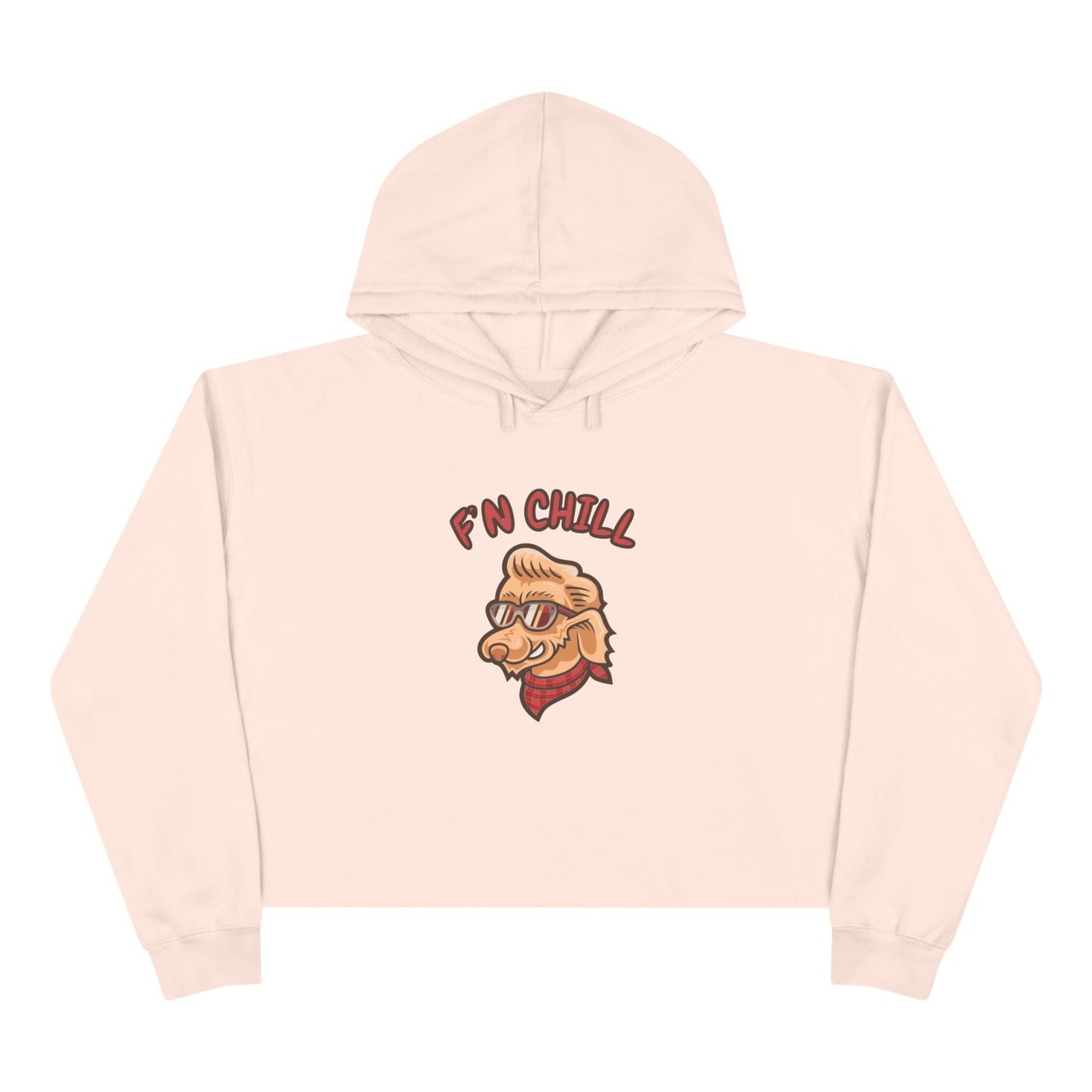 F'N Chill Crop Hoodie – Fun & Relaxed Style for Effortless Vibes