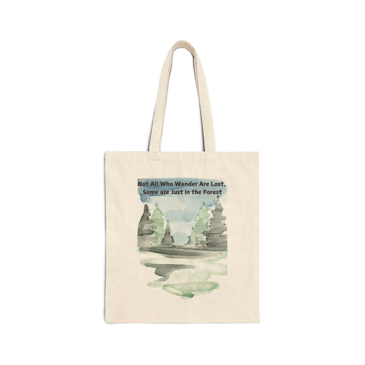 Tote Bag - 'Not all who wander are lost' Quote Design