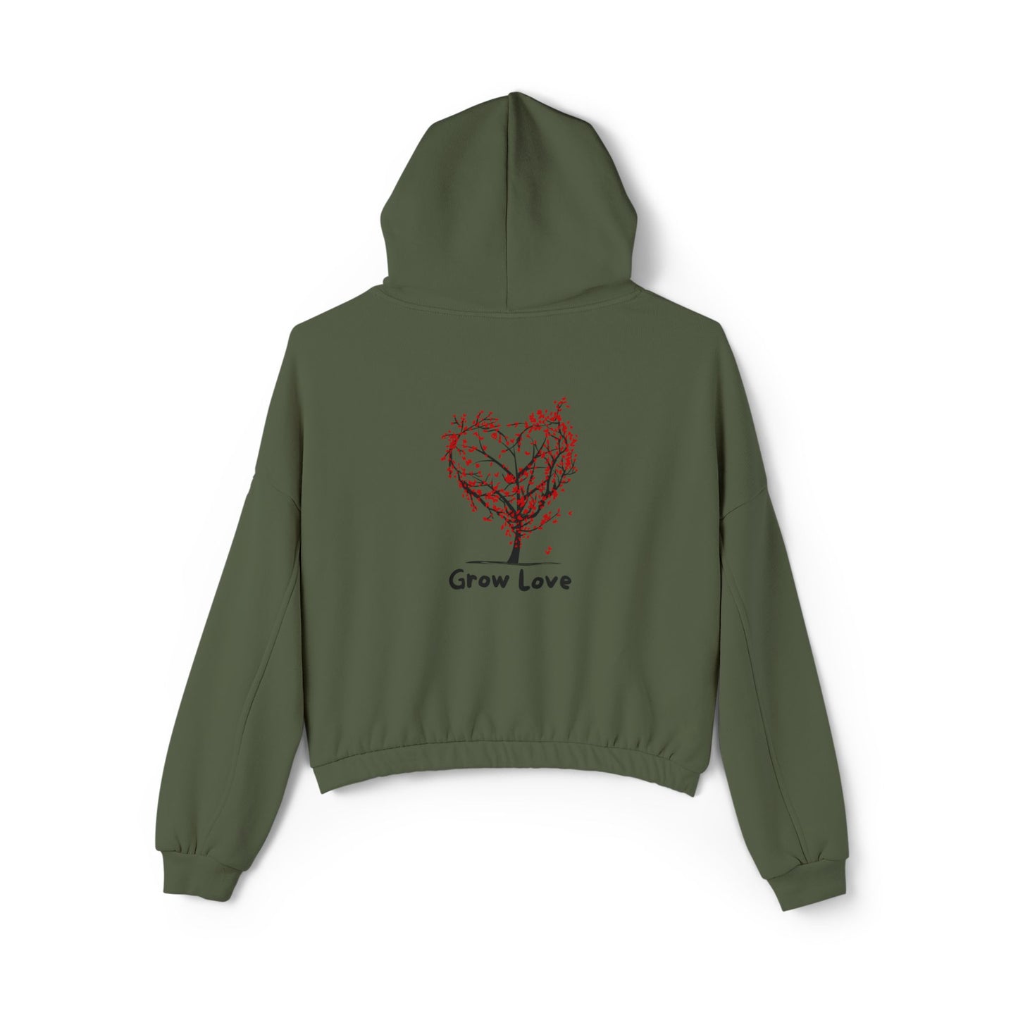 Hoodie - Grow Love Women's Cinched Bottom Hoodie