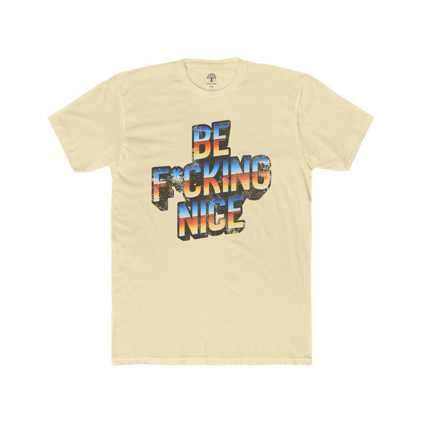 Be F*cking Nice Tee | Retro Sunset Graphic T-Shirt