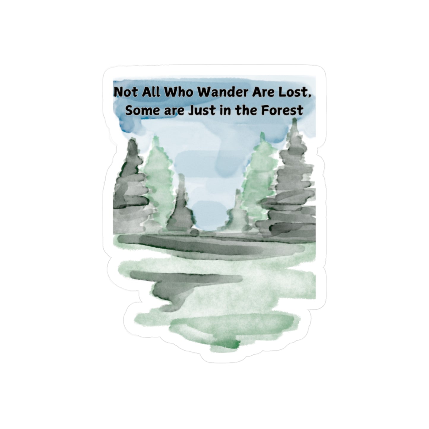 Vinyl Decal Wanderlust Quote