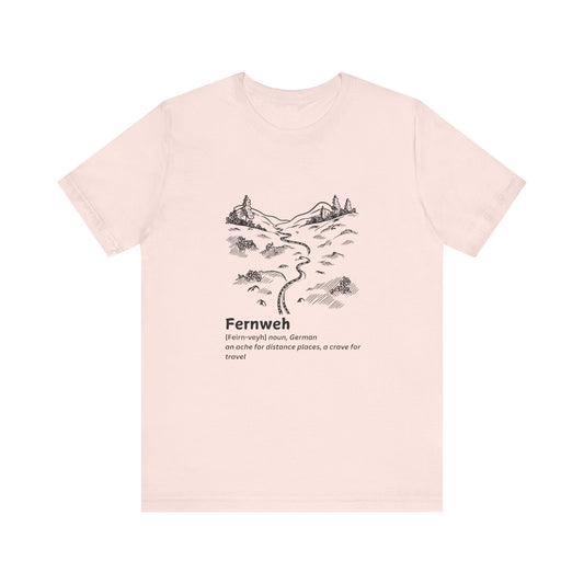 Fernweh Travel-Inspired Unisex Jersey Tee
