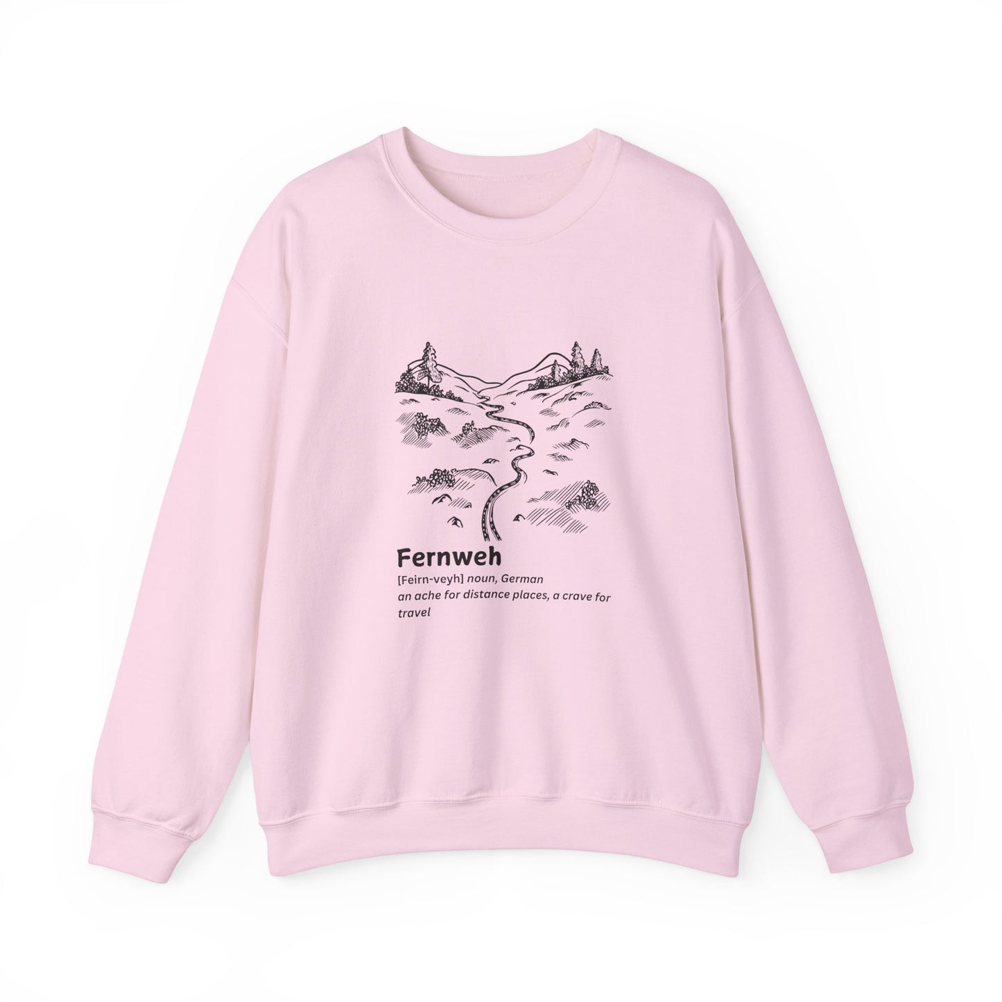 Fernweh Unisex Heavy Blend™ Crewneck Sweatshirt - Cozy Travel Inspired Apparel