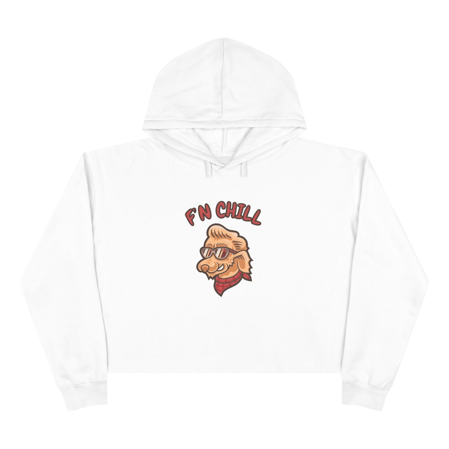 F'N Chill Crop Hoodie – Fun & Relaxed Style for Effortless Vibes