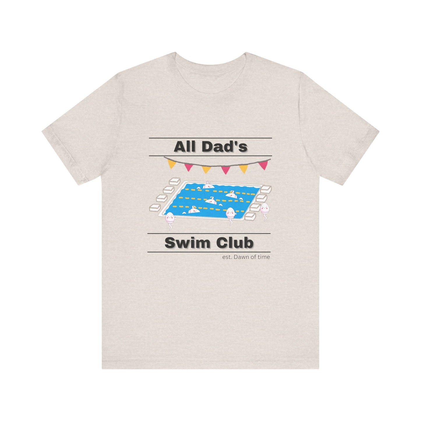 All Dad's Swim Club Unisex Tee - Perfect Father's Day Gift