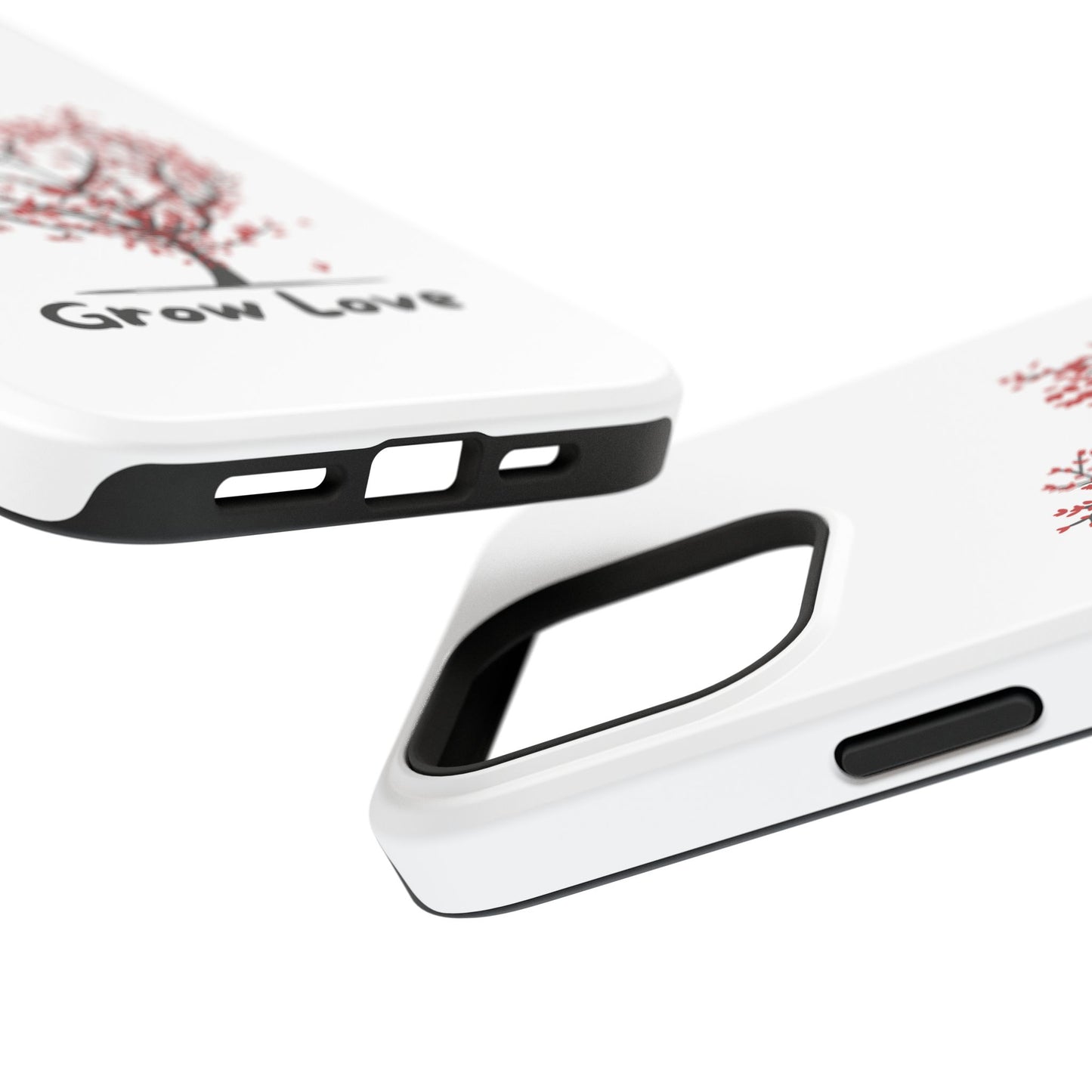 Grow Love Impact-Resistant Phone Case - Heart Tree Design