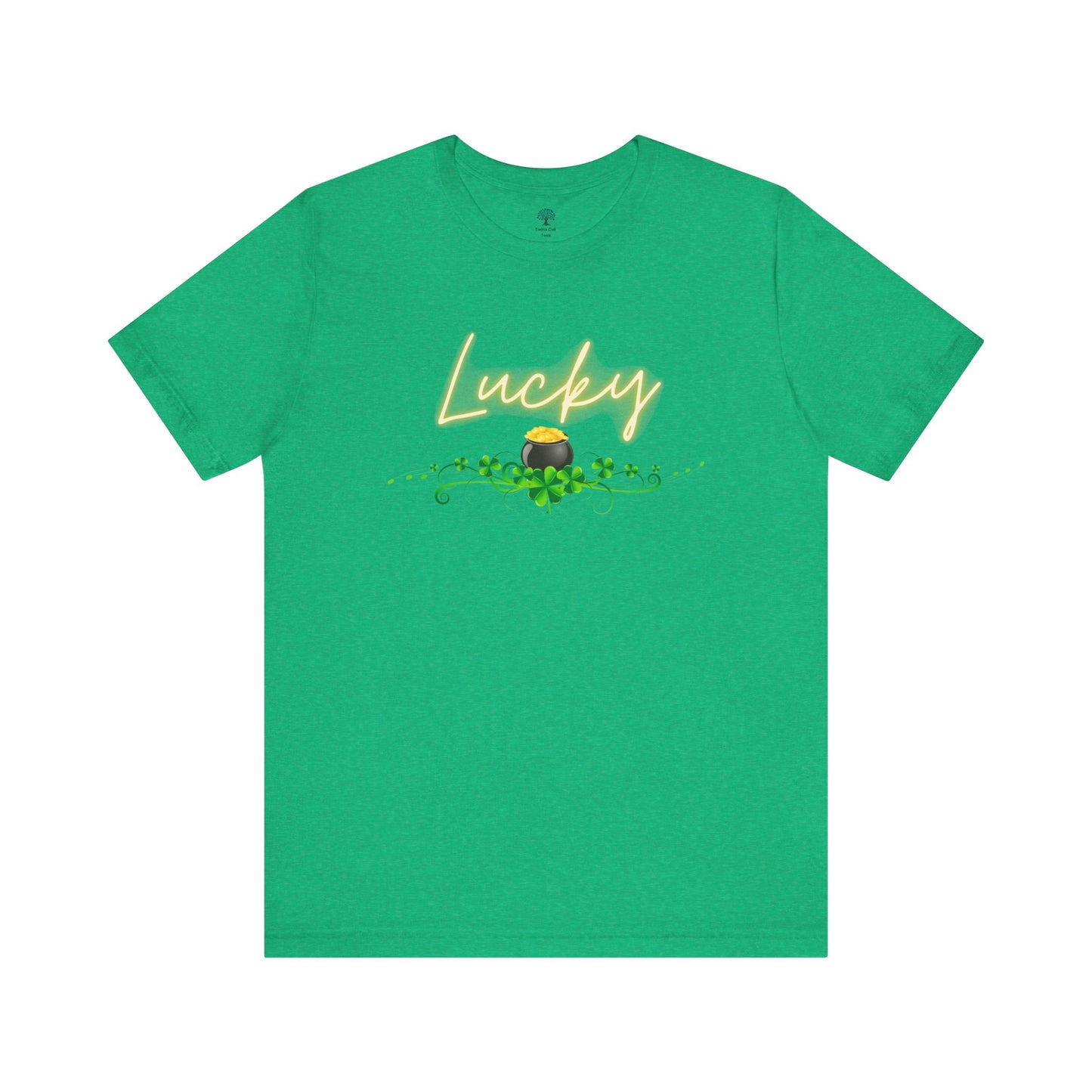 Lucky Clover Unisex Jersey Tee - St. Patrick's Day Inspired Top