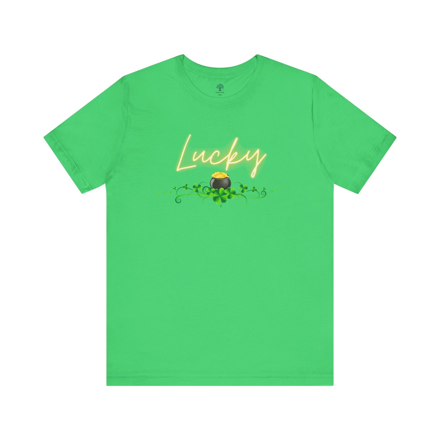 Lucky Clover Unisex Jersey Tee - St. Patrick's Day Inspired Top