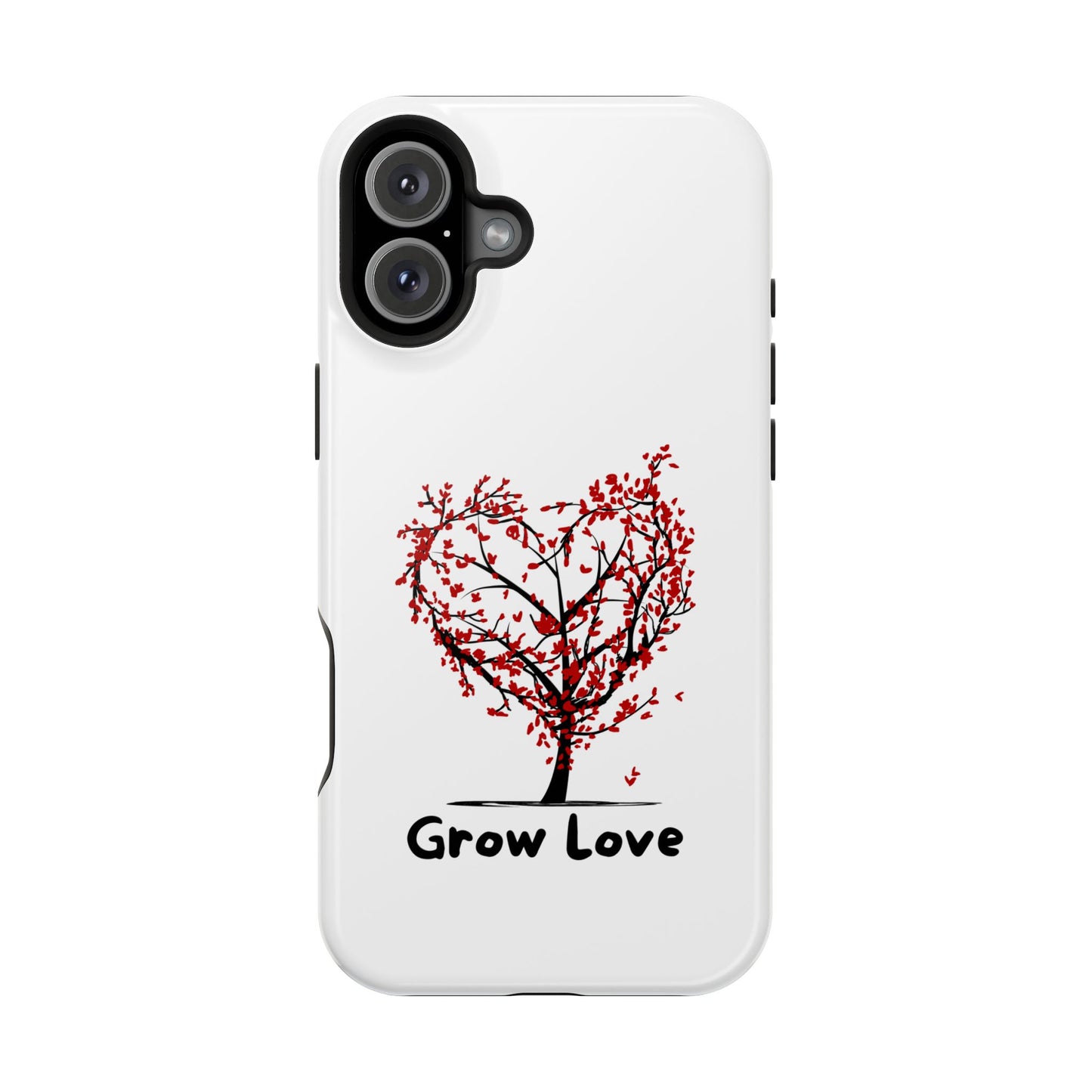 Grow Love Impact-Resistant Phone Case - Heart Tree Design