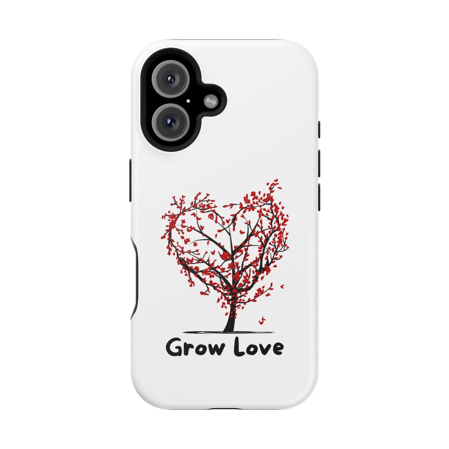 Grow Love Impact-Resistant Phone Case - Heart Tree Design