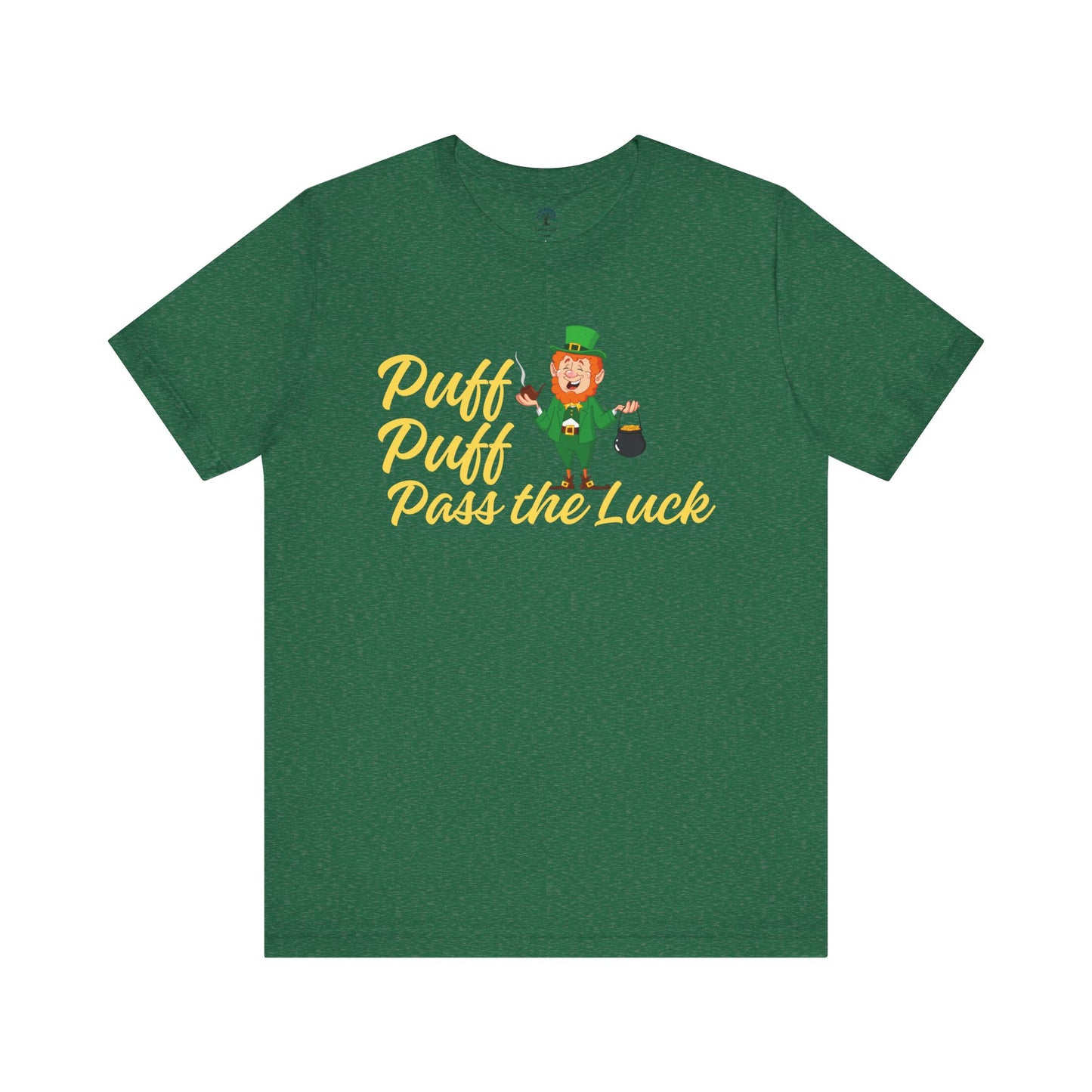 St. Patrick's Day Unisex Tee - "Puff Puff Pass the Luck"