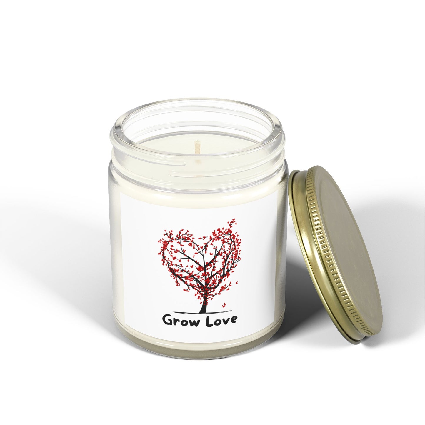 Grow Love Scented Candles - Coconut Apricot Wax (4oz, 9oz)